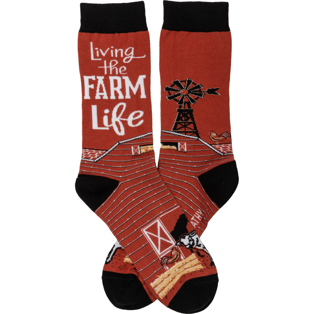 Living "The Farm Life Socks" #100-S145