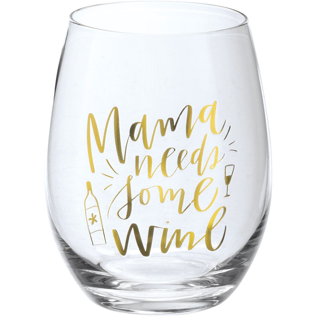 Wine Glass- mama needs some wine #1647