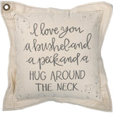 ILY a Bushel and a Peck" Pillow #100-B160