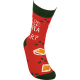"Is It Ok To Ask Santa For Beer" Christmas Socks #100-S453