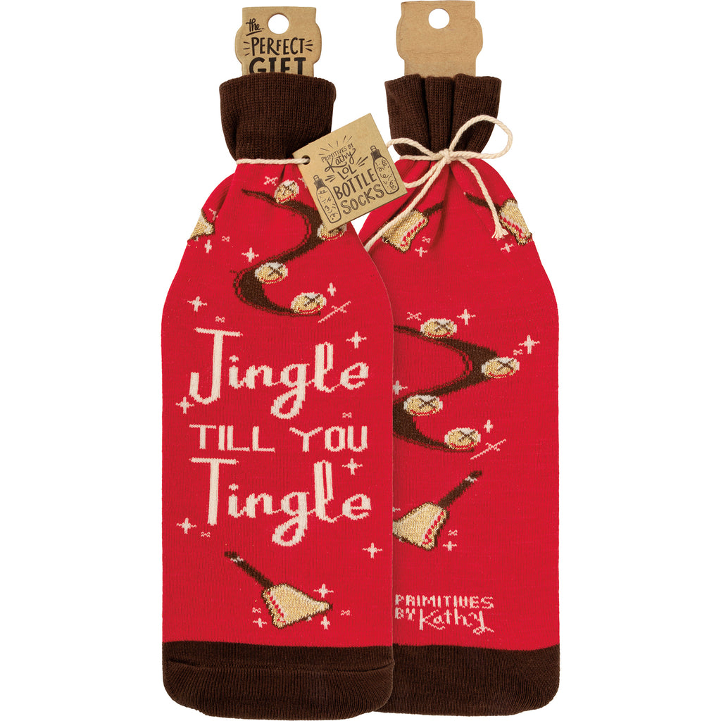 "Jingle Till You Tingle" Bottle Sock #100-S178