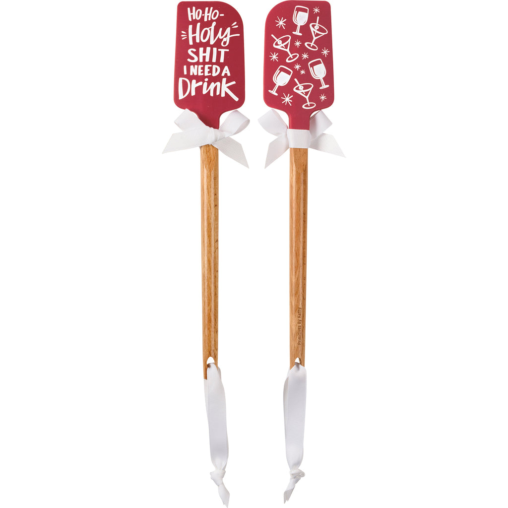 "Ho Ho Holy" Silicone Spatula for Christmas Gift #100-C236