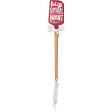 "Baking Spirits Bright" Silicone Spatula for Christmas Gift #100-C233