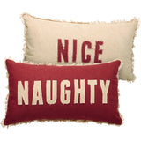 "Naughty Nice" Pillow #100-B158