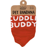 "Cuddle Buddy" "Motivated by Love" Reversible Pet Bandana for Dogs and Cats #100-1459