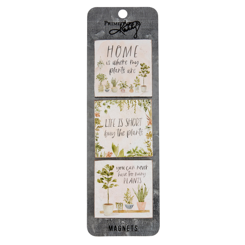 "Life Is Short Buy The Plants" Magnet Set #100-1560