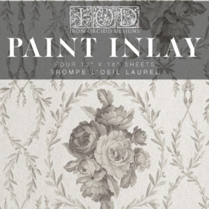 IOD Paint Inlay Trompe L’oeil Laurel by Iron Orchid Designs Trump Tromp