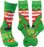 "Secretly An Elf" Socks #100-S406