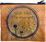 "Relish Life's Little Moments" Mini Zipper Bag #100-1328