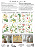 IOD Decor Transfer Rose Botanical 12" X 16" Pad by Iron Orchid Designs