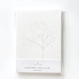 Emily Lex Studios Watercolor Paintable Notecards Garden Flowers