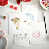 Emily Lex Studios Watercolor Paintable Notecards Love Sweet Love