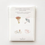 Emily Lex Studios Watercolor Paintable Notecards Love Sweet Love