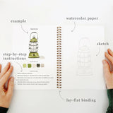 Emily Lex Studios Watercolor Workbook Camping