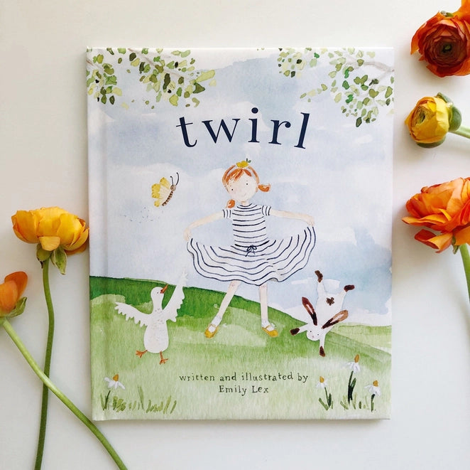 Emily Lex Studios Watercolor Children's Book Twirl