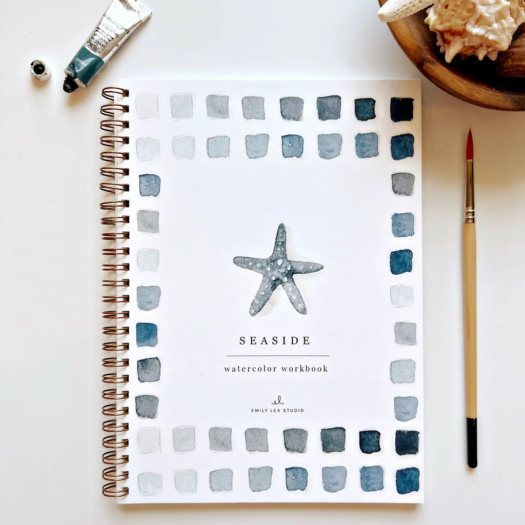 Emily Lex Studio Watercolor Workbook Seaside