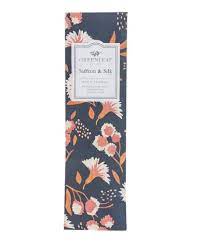 Greenleaf Slim Sachet Saffron and Silk Set of 3 Sachets