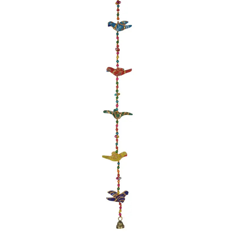 Hippie Recycled Five Bird Garland