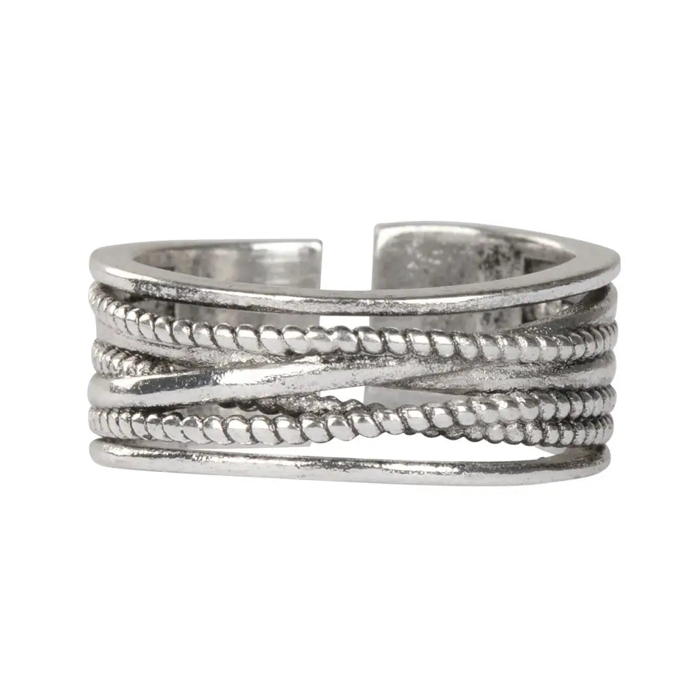 Hippie Multi Layer Adjustable Ring