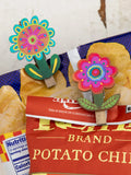 Natural Life Magnet Happy Clips Set of 2 Flower