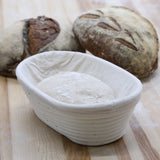 Sourdough Starter Basket with Liner- Oval
