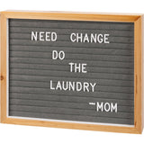 Natural Gray Letter Board #100-1526