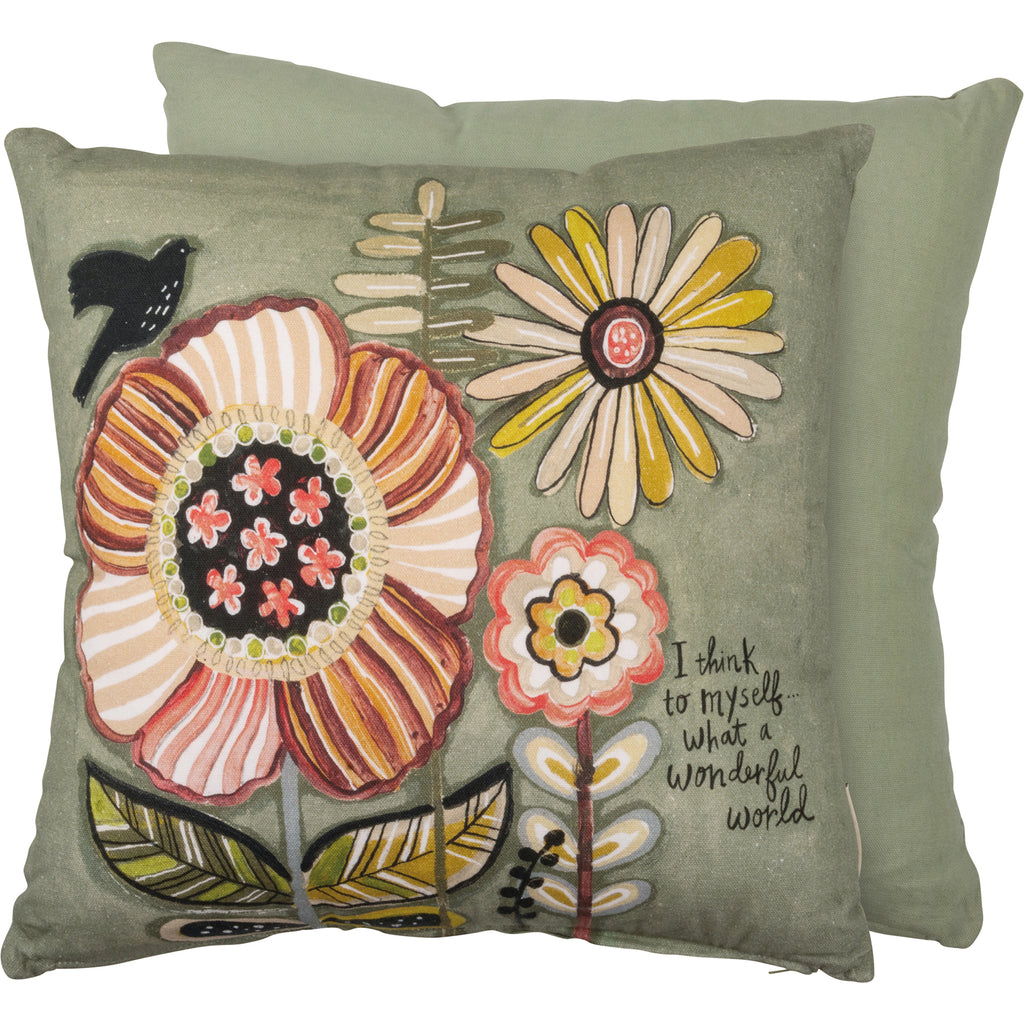 Pillow "What A Wonderful World" #100-B138