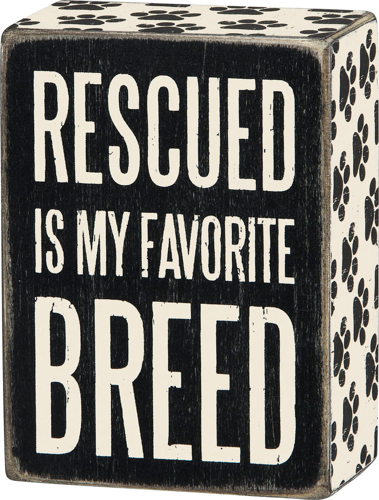 Box Sign "Favorite Breed" #100-1506