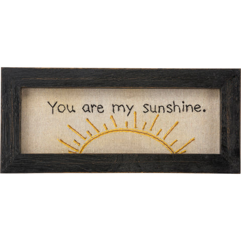 Stitchery "My Sunshine" Embroidered Art #100-1509