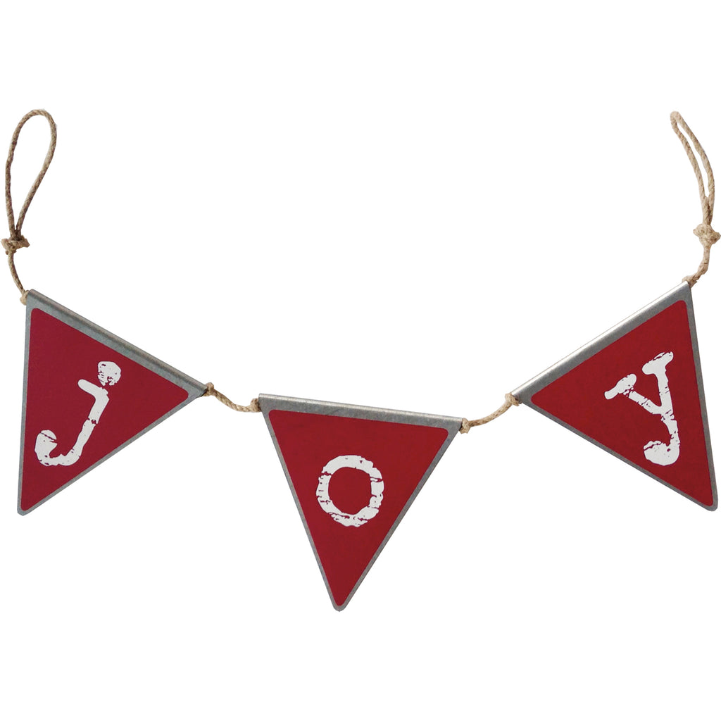 Christmas Decoration Pennant Banner "Joy" #100-C154
