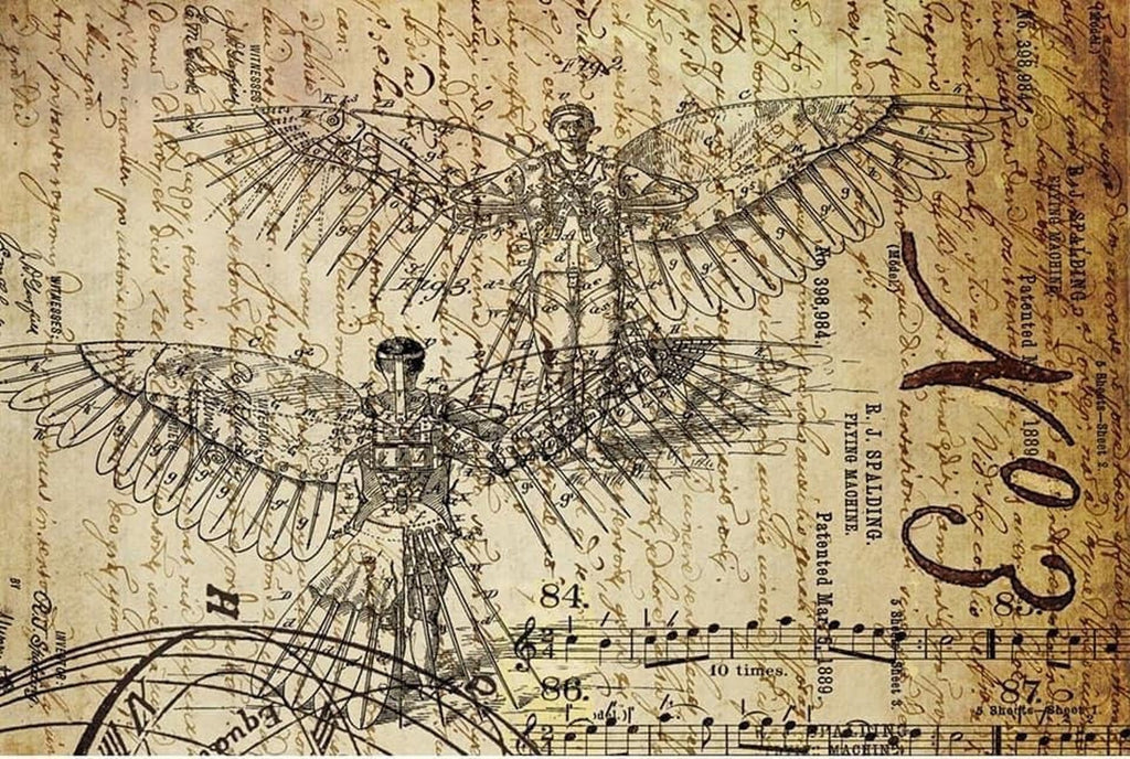 Decoupage Craft Paper by Roycycled Papers Dreams of Flight #1