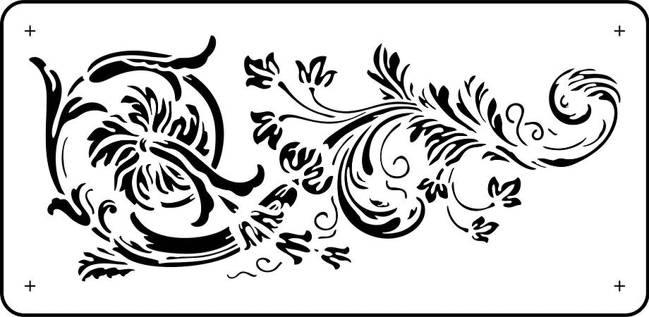 JRV Stencil Floral Whimsy