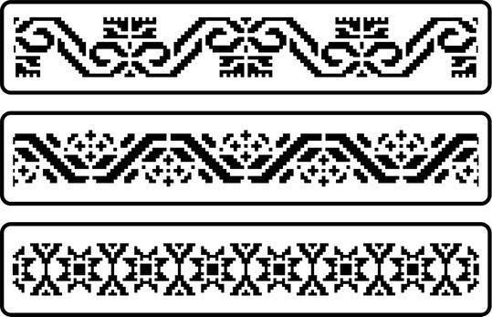 JRV Stencil Mexican Embroidery Set of 3