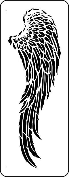 JRV Stencil Under His Wing