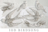 IOD Decor Mould Birdsong by Iron Orchid Designs