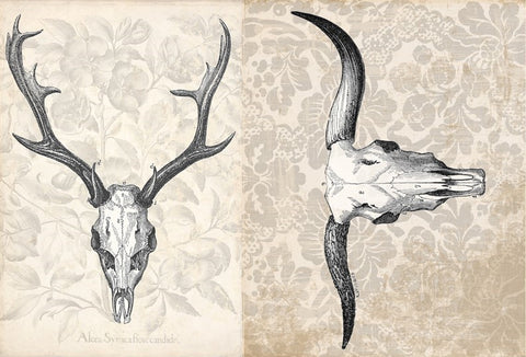 Decoupage Craft Paper by Roycycled Papers Antler Project Block