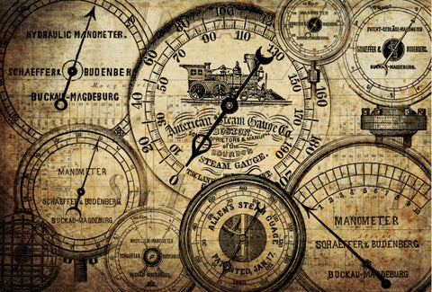 Decoupage Craft Paper by Roycycled Papers Grunge Meters