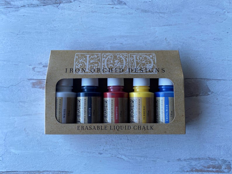 IOD Erasable Liquid Chalk 5-Pack by Iron Orchid Designs SALE!