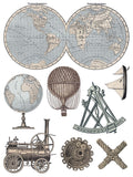 IOD Decor Transfer Exploration 12" X 16" Pad by Iron Orchid Designs