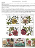 IOD Decor Transfer Ladies in Waiting 12" X 16" Pad Format by Iron Orchid Designs
