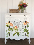 IOD Decor Transfer Flora Parisiensis 12" X 16" Pad by Iron Orchid Designs