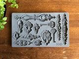 IOD Decor Mould Lock and Key by Iron Orchid Designs