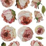 IOD Decor Transfer Painterly Florals 12"X 16" Pad by Iron Orchid Designs