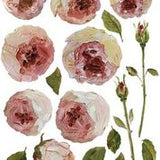 IOD Decor Transfer Painterly Florals 12"X 16" Pad by Iron Orchid Designs