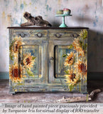 IOD Decor Transfer Painterly Florals 12"X 16" Pad by Iron Orchid Designs