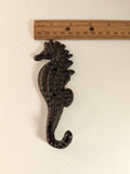 Cast Iron Sea Horse Wall Hook or Hanger #100-235