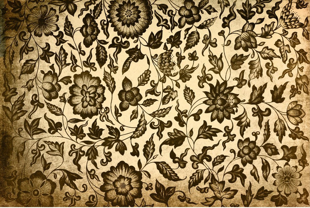 Decoupage Craft Paper by Roycycled Papers Grungy Floral