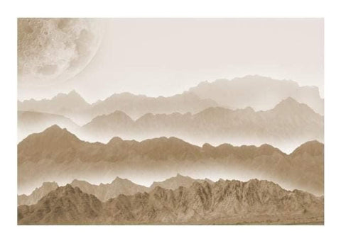 Decoupage Craft Paper by Roycycled Papers Misty Mountains