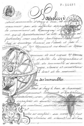 Decoupage Craft Paper by Roycycled Papers Script