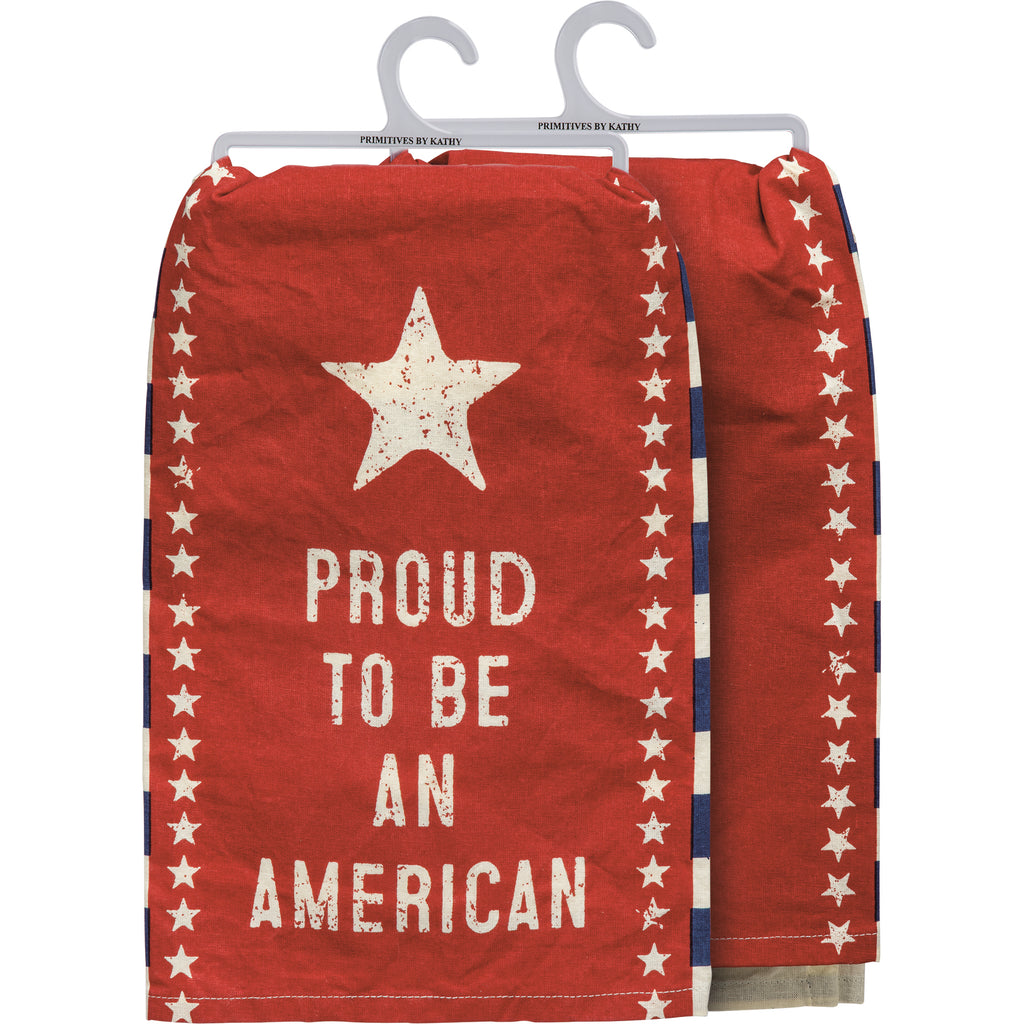 "Proud To Be An American" Kitchen Towel #S255